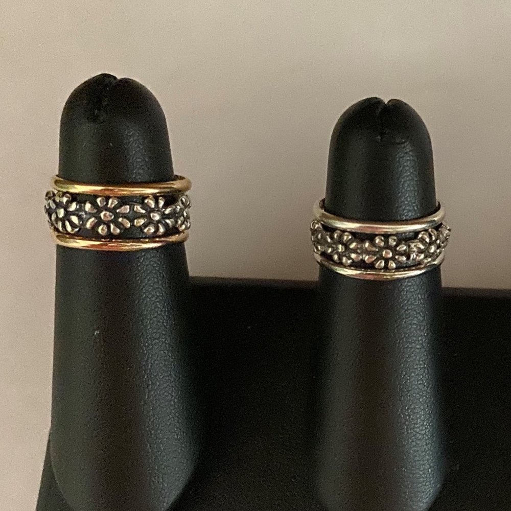 Sterling Silver Daisy Beach Ring - image 2